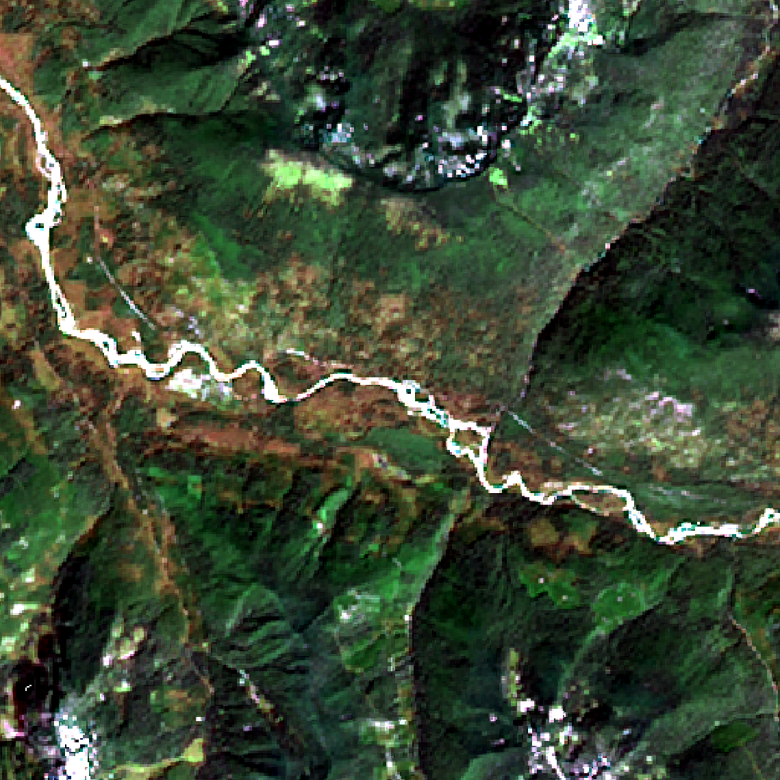 Landsat image of Boulder Lake, Washington two months after the 2022 fire